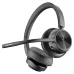 Diadema Poly Voyager 4320 - Inalámbrico - Micrófono - Negro - Certificado para Microsoft Teams - 77Z30AA