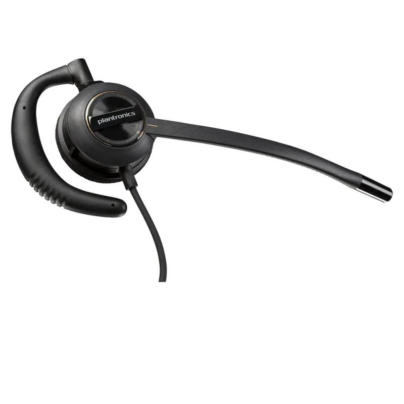 Diadema Discreta Poly EncorePro 530 - Alámbrico - QD - Micrófono - 783P2AA#ABA