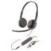 Diadema Poly Blackwire C3225 - Alámbrico - USB C/A - Micrófono - 8X229A6