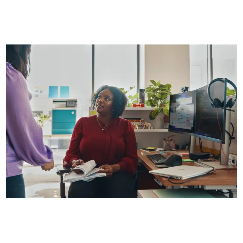 Diadema Poly Blackwire 3325 - Alámbrico - USB-C/A - Micrófono - Negro - Certificado para Microsoft Teams - 8X222AA