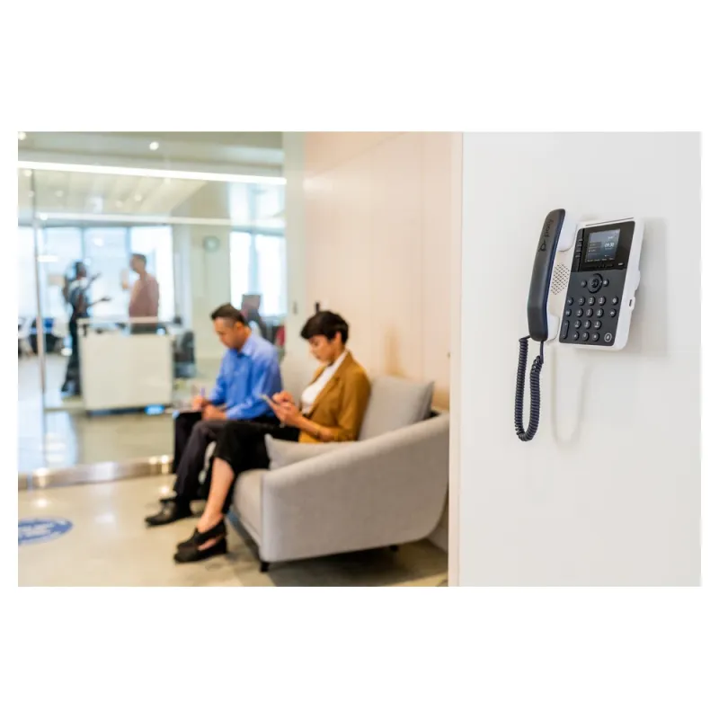 Teléfono IP Poly Edge E100 - 8 Lineas SIP - PoE - 82M86AA