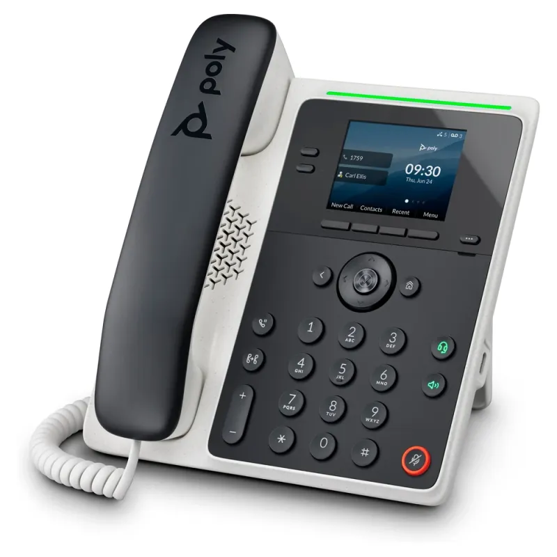 Teléfono IP Poly Edge E100 - 8 Lineas SIP - PoE - 82M86AA