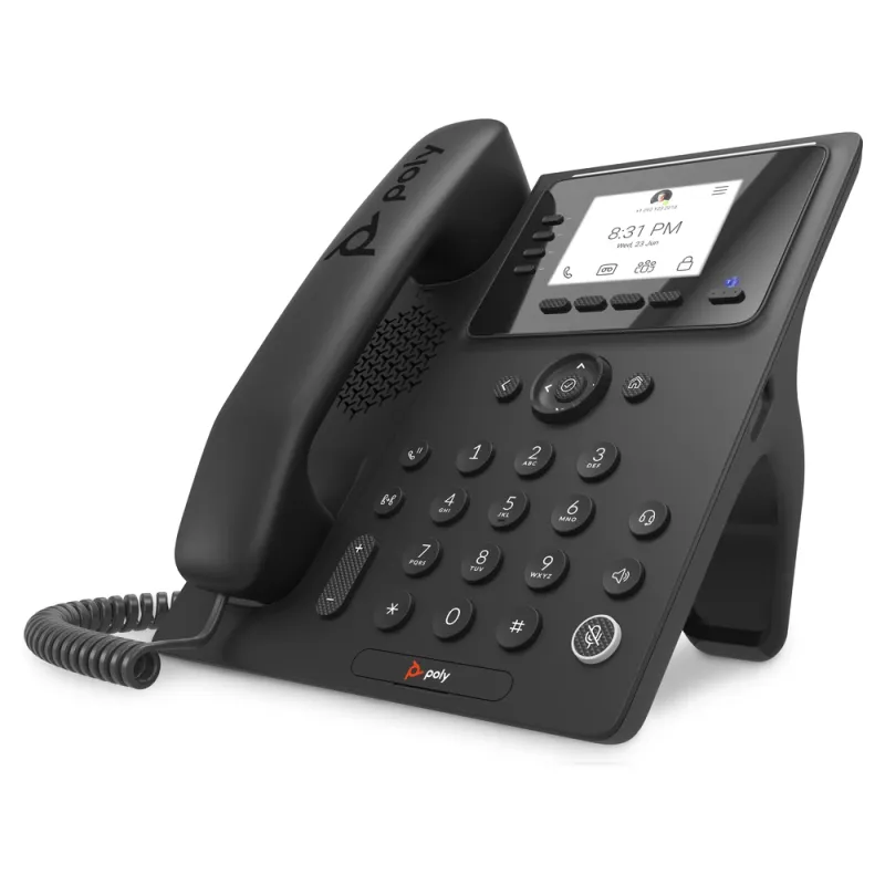 Teléfono IP Poly CCX 350  Con cable - De Escritorio - Montaje en pared - PoE  - 848Z7AA#AC3