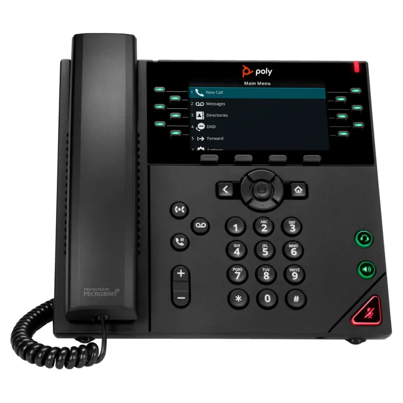 Teléfono IP Poly VVX 450 - 12 Líneas - Compatible con PoE - WW - 8B1L7AA#AC3