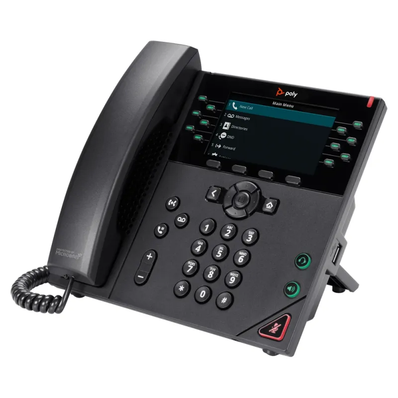 Teléfono IP Poly VVX 450 - 12 Líneas - Compatible con PoE - WW - 8B1L7AA#AC3