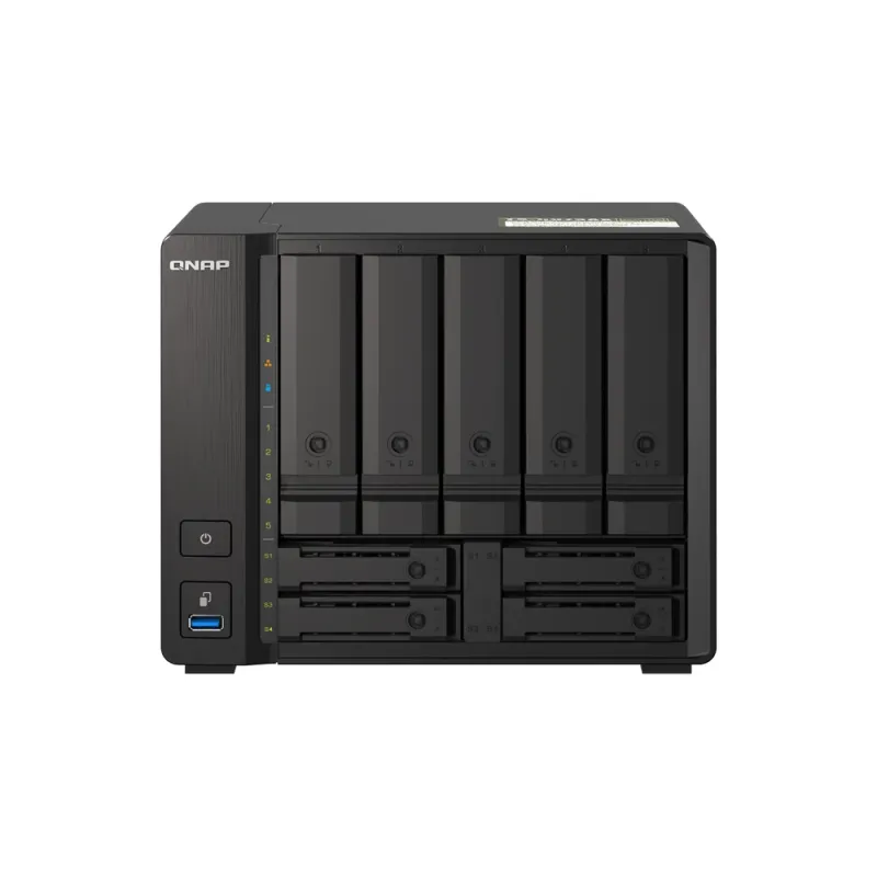 Sistema de Discos NAS Qnap TS-h973AX-8G-US - 9 Bahías - No Incluye Discos - TS-h973AX-8G-US