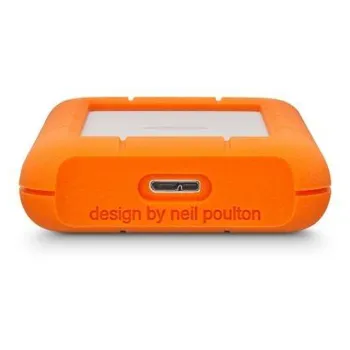 Disco Duro Externo Lacie Rugged Mini 2.5p 2Tb Usb 3.0 Windows/Mac Plata/ Naranja - LAC9000298