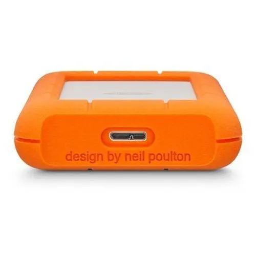Disco Duro Externo Lacie Rugged Mini 2.5p 2Tb Usb 3.0 Windows/Mac Plata/ Naranja - LAC9000298