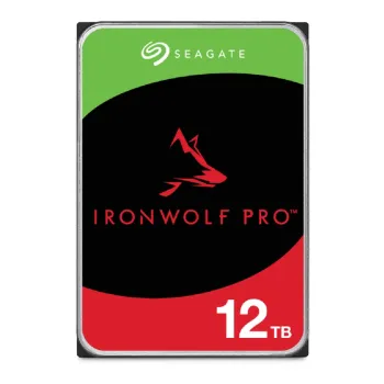 Disco Duro Seagate IronWolf Pro - 3.5" - 12TB - SATA III - para NAS - ST12000NT001