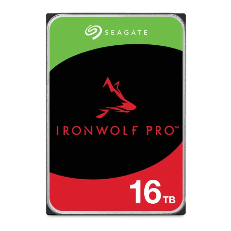 Disco Duro Seagate IronWolf Pro - 3.5 - 16TB - Para NAS - ST16000NT001
