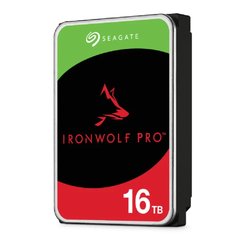 Disco Duro Seagate IronWolf Pro - 3.5 - 16TB - Para NAS - ST16000NT001