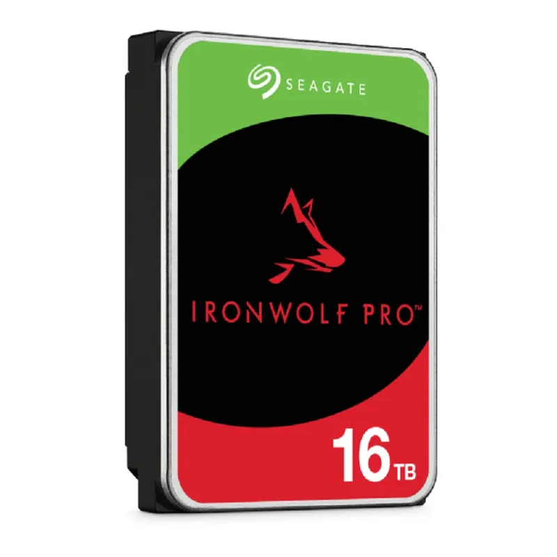 Disco Duro Seagate IronWolf Pro - 3.5 - 16TB - Para NAS - ST16000NT001