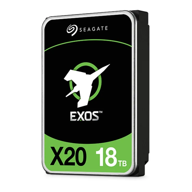 Disco Duro Interno Seagate Exos X20 - 3.5" - 18TB - SATA 3 - 7200 RPM - ST18000NM003D