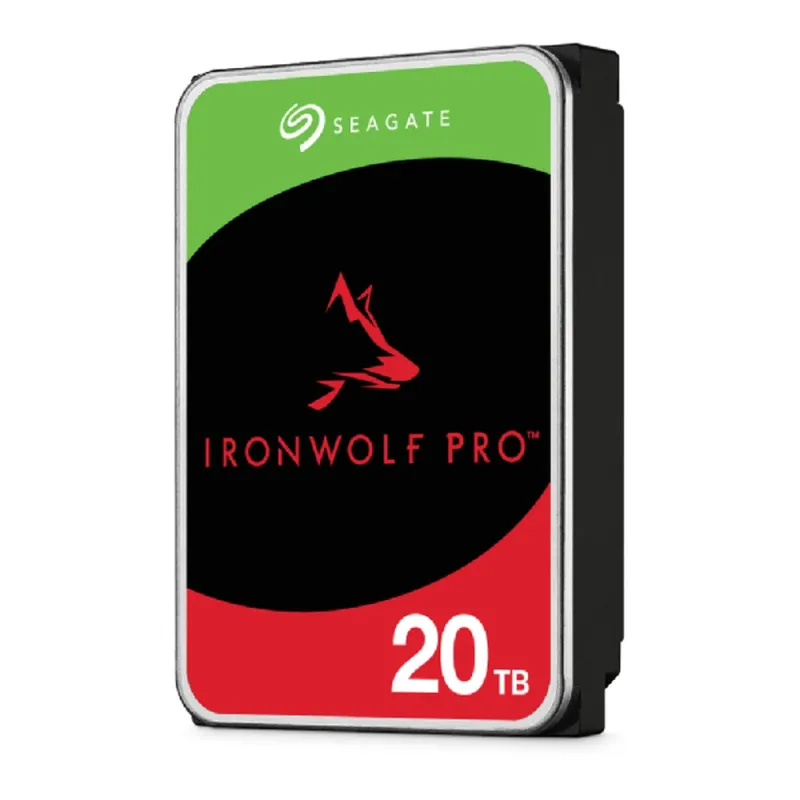 Disco Duro Seagate IronWolf Pro - 3.5" - 20TB - SATA 3 - Para NAS - ST20000NT001
