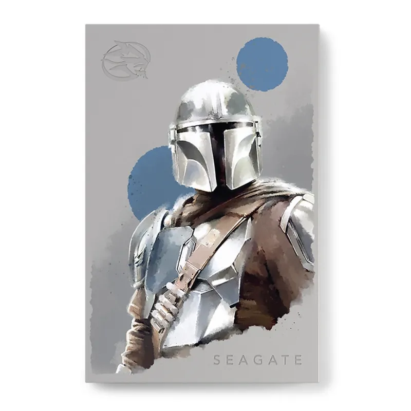 Disco Duro Externo Seagate Firecuda - 2TB - USB 3.2 - Windows/Mac - Edición Especial Star Wars The Mandalorian - STKL2000405