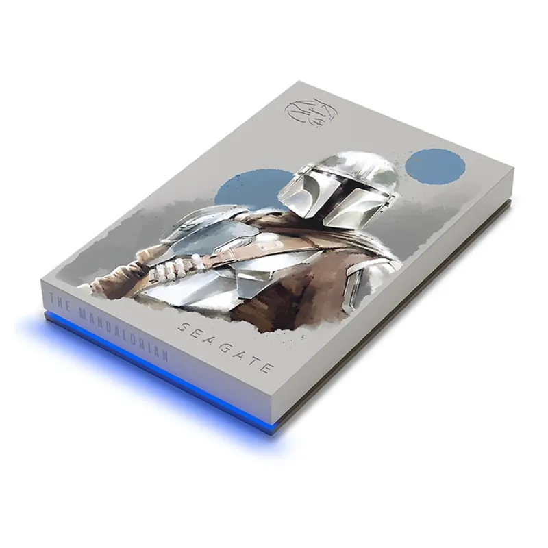 Disco Duro Externo Seagate Firecuda - 2TB - USB 3.2 - Windows/Mac - Edición Especial Star Wars The Mandalorian - STKL2000405