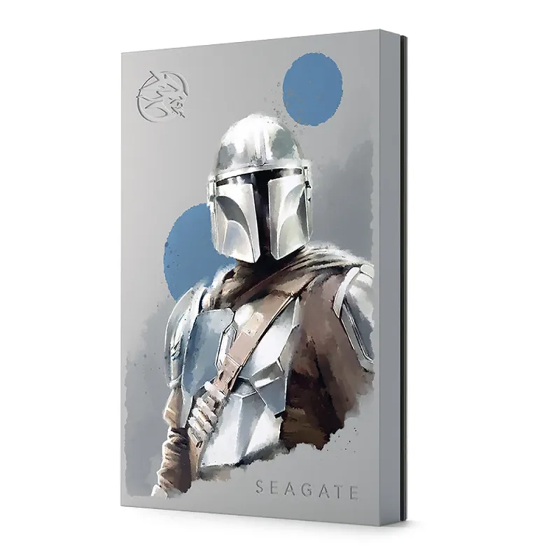 Disco Duro Externo Seagate Firecuda - 2TB - USB 3.2 - Windows/Mac - Edición Especial Star Wars The Mandalorian - STKL2000405