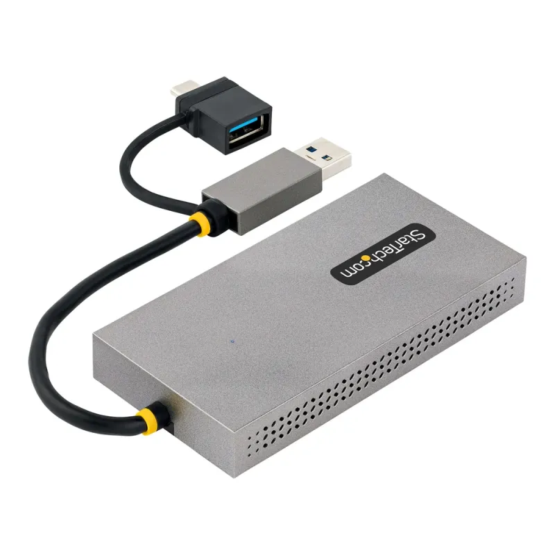 Adaptador de Video StarTech.com 107B-USB-HDMI - USB-A/USB-C a 2x HDMI - 107B-USB-HDMI
