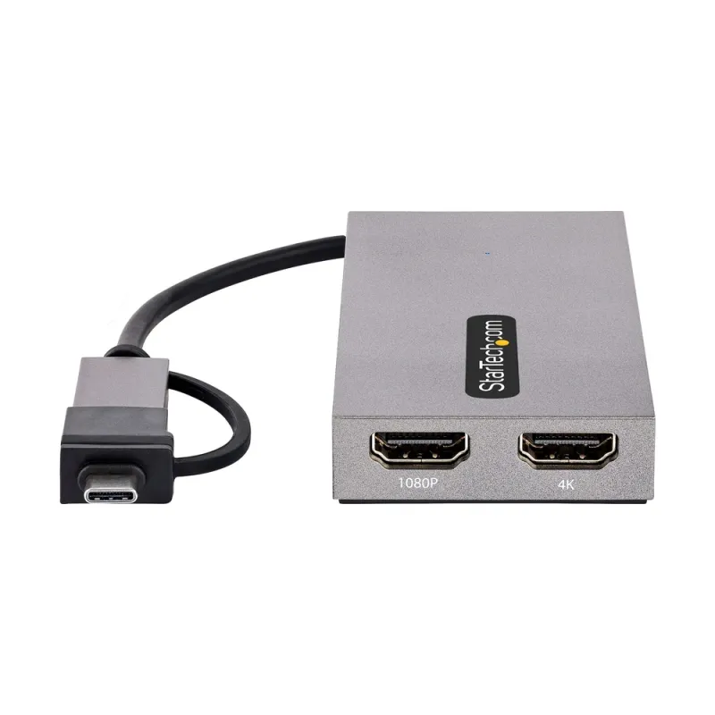 Adaptador de Video StarTech.com 107B-USB-HDMI - USB-A/USB-C a 2x HDMI - 107B-USB-HDMI