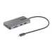 Docking Station StarTech.com 120B-USBC-MULTIPORT - HDMI - USB-C - USB 3.2 - MicroSD - SD - Gris Espacial - 120B-USBC-MULTIPORT