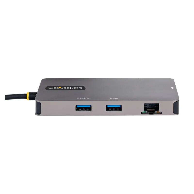 Docking Station StarTech.com 120B-USBC-MULTIPORT - HDMI - USB-C - USB 3.2 - MicroSD - SD - Gris Espacial - 120B-USBC-MULTIPORT