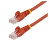 Cable de Red StarTech.com - Cat5e - RJ-45 - 2M - Rojo - 45PAT2MRD