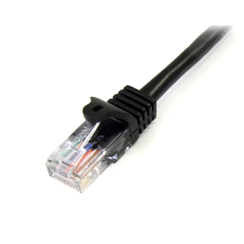 Cable de Red StarTech.com - Cat5e - RJ-45 - 1M - Negro - 45PAT1MBK