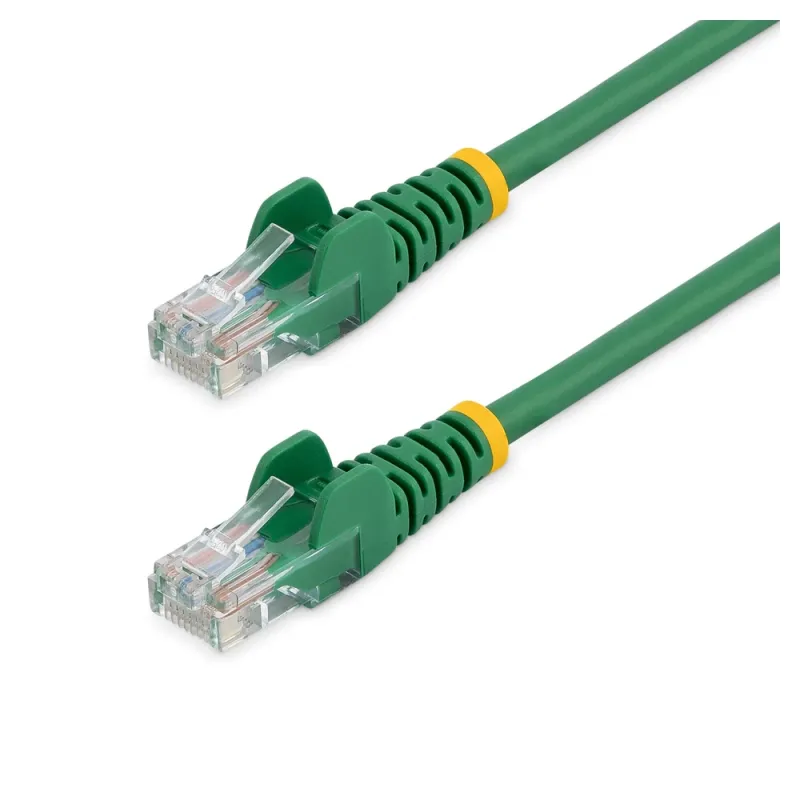 Cable de Red StarTech.com - Cat5e - RJ-45 - 50cm - Verde - 45PAT50CMGN