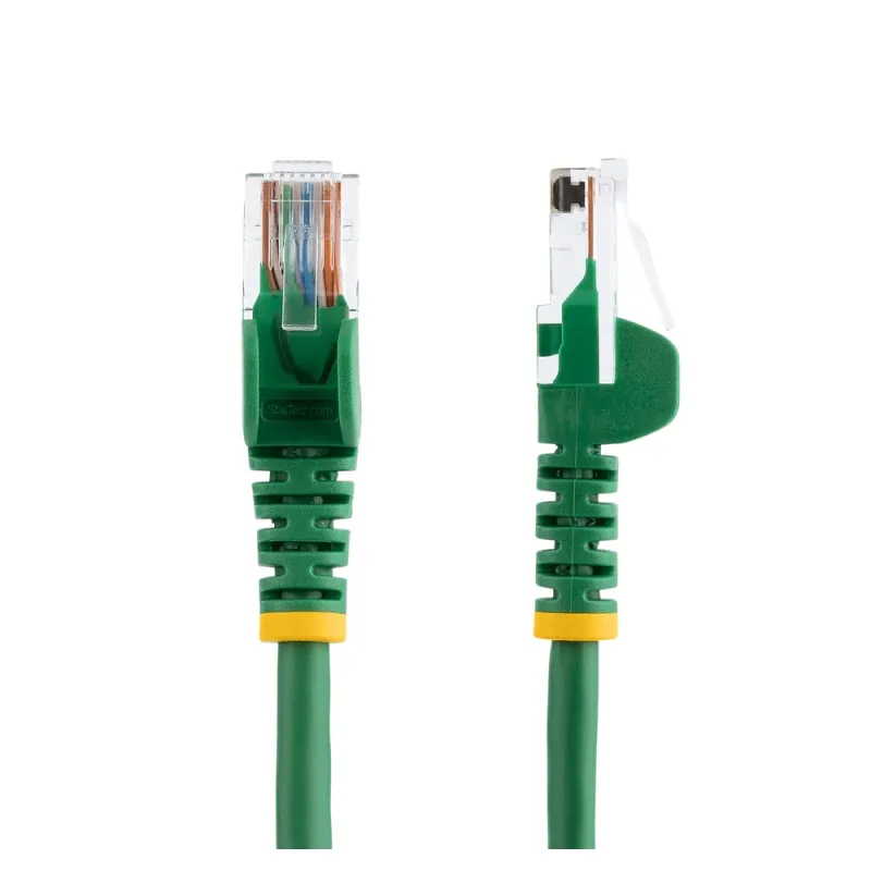 Cable de Red StarTech.com - Cat5e - RJ-45 - 50cm - Verde - 45PAT50CMGN