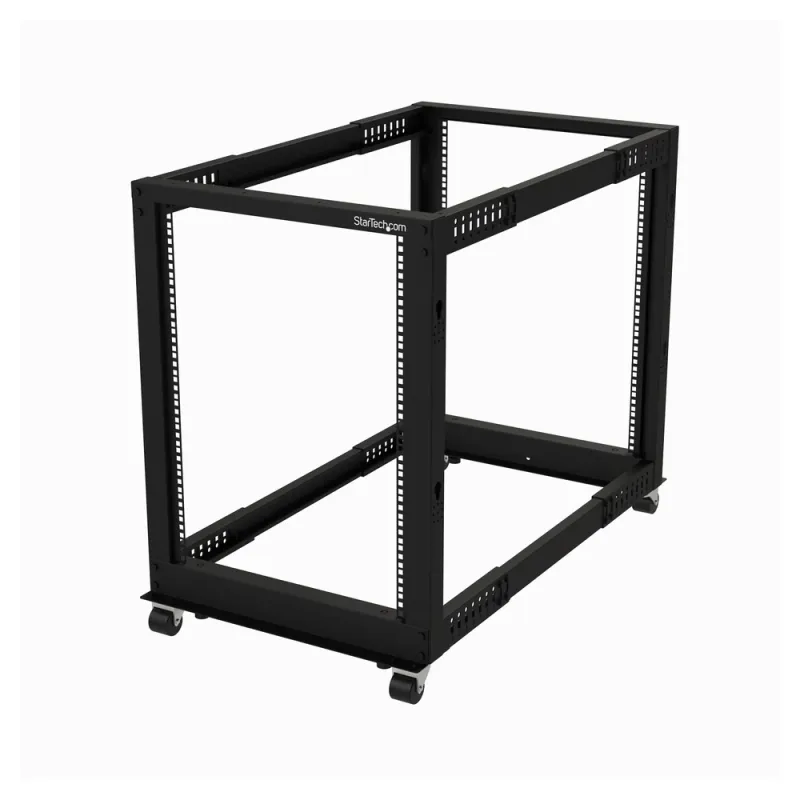 Rack StarTech.com - 19" - 15U - 4 Postes - Ruedas - 4POSTRACK15U