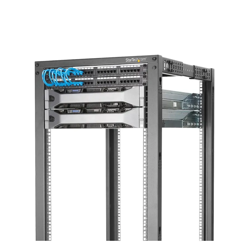 Rack StarTech.com - 19" - 15U - 4 Postes - Ruedas - 4POSTRACK15U