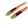 Cable de Fibra StarTech.com LC - Dúplex - Multimodo - 10M - Naranja - 50FIBLCLC10
