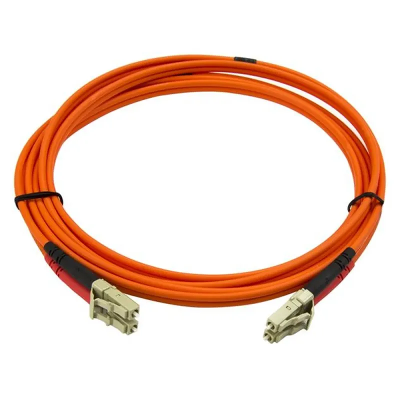 Cable de Fibra Óptica StarTech.com - LC - Dúplex - Multimodo - 2M - Naranja - 50FIBLCLC2
