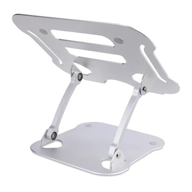 Base para Laptop StarTech.com - Ajustable - Soporta 10 kg - Plata - ADJ-LAPTOP-RISER