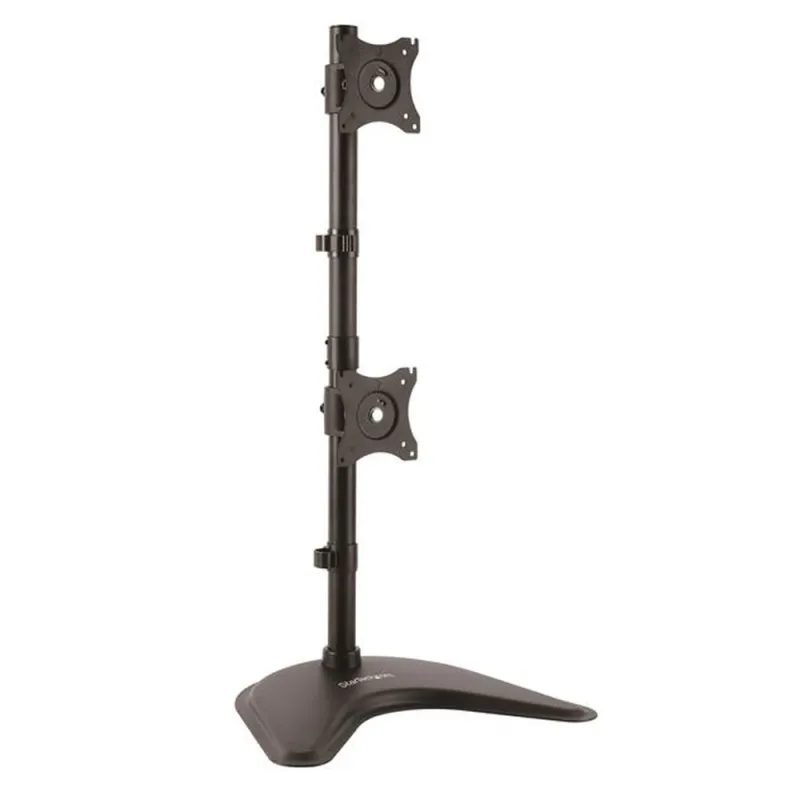 Soporte Acero StarTech.com ARMBARDUOV - Vertical - para 2 Monitores - Negro - Conecta - ARMBARDUOV