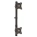Soporte Acero StarTech.com ARMBARDUOV - Vertical - para 2 Monitores - Negro - Conecta - ARMBARDUOV