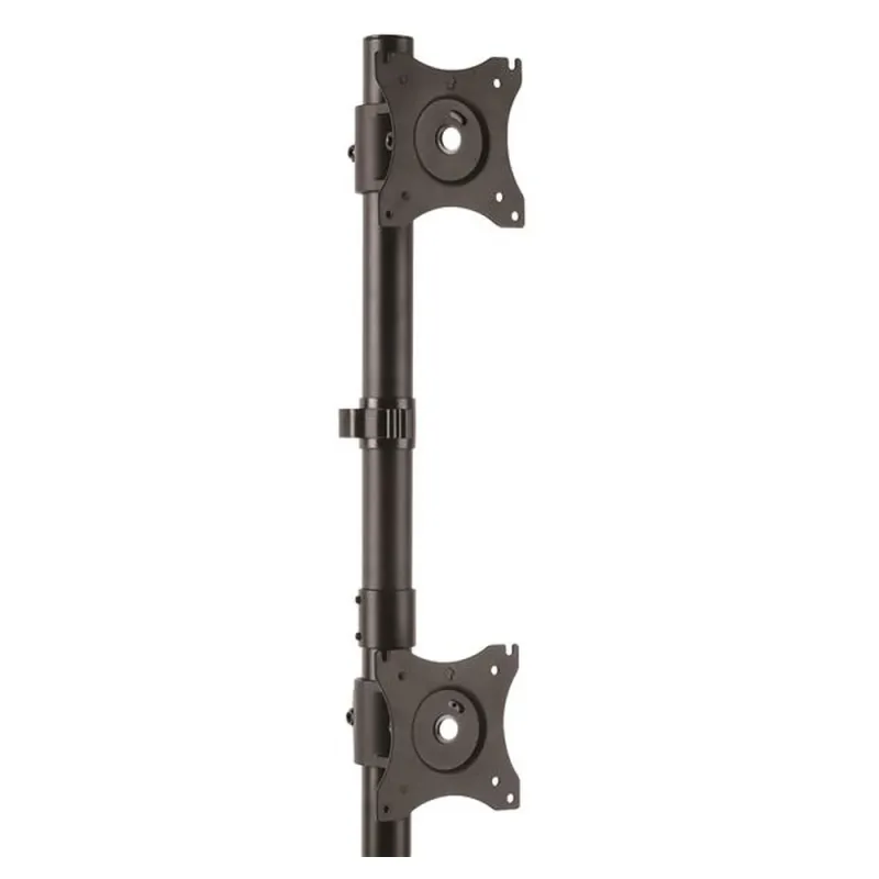 Soporte Acero StarTech.com ARMBARDUOV - Vertical - para 2 Monitores - Negro - Conecta - ARMBARDUOV