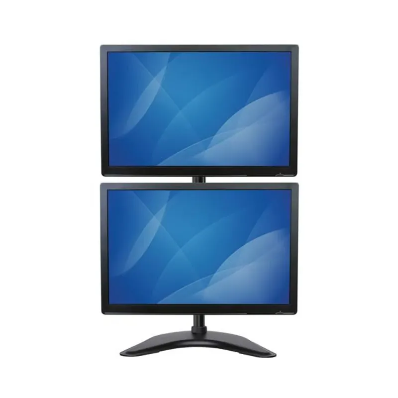 Soporte Acero StarTech.com ARMBARDUOV - Vertical - para 2 Monitores - Negro - Conecta - ARMBARDUOV