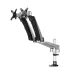 Soporte de Escritorio StarTech.com - 12" a 30" - Hasta 10Kg - Para 2 Monitores - Articulado - Negro/Plata - ARMDUAL30