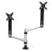 Soporte de Escritorio StarTech.com - 12" a 30" - Hasta 10Kg - Para 2 Monitores - Articulado - Negro/Plata - ARMDUAL30