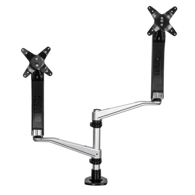 Soporte de Escritorio StarTech.com - 12" a 30" - Hasta 10Kg - Para 2 Monitores - Articulado - Negro/Plata - ARMDUAL30