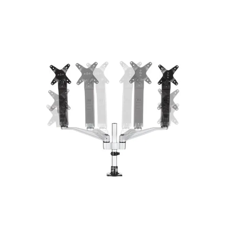 Soporte de Escritorio StarTech.com - 12" a 30" - Hasta 10Kg - Para 2 Monitores - Articulado - Negro/Plata - ARMDUAL30