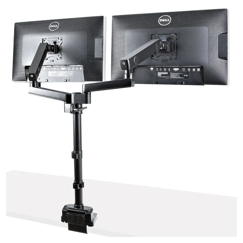 Soporte de Escritorio StarTech.com - Hasta 32" - Soporta 16Kg - Para 2 Pantallas - Articulado - ARMDUALPIVOT