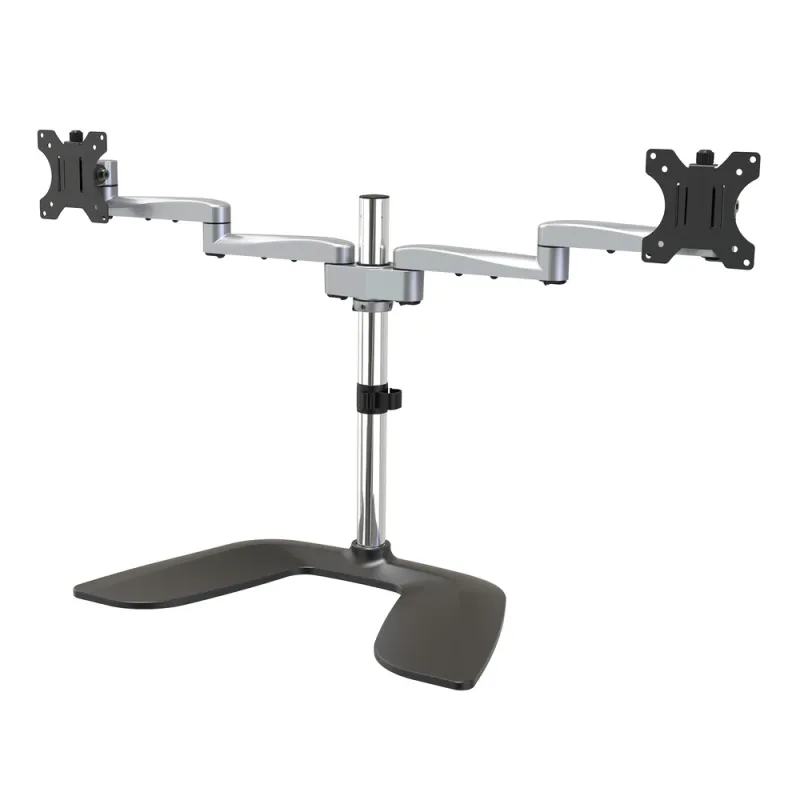 Soporte StarTech.com ARMDUALSS - Hasta 32" - Soporta 8Kg - Para 2 Monitores - Altura Ajustable - ARMDUALSS