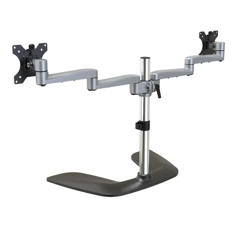 Soporte StarTech.com ARMDUALSS - Hasta 32" - Soporta 8Kg - Para 2 Monitores - Altura Ajustable - ARMDUALSS