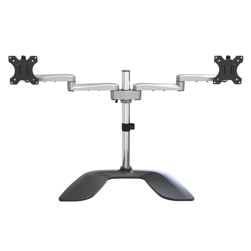 Soporte StarTech.com ARMDUALSS - Hasta 32" - Soporta 8Kg - Para 2 Monitores - Altura Ajustable - ARMDUALSS