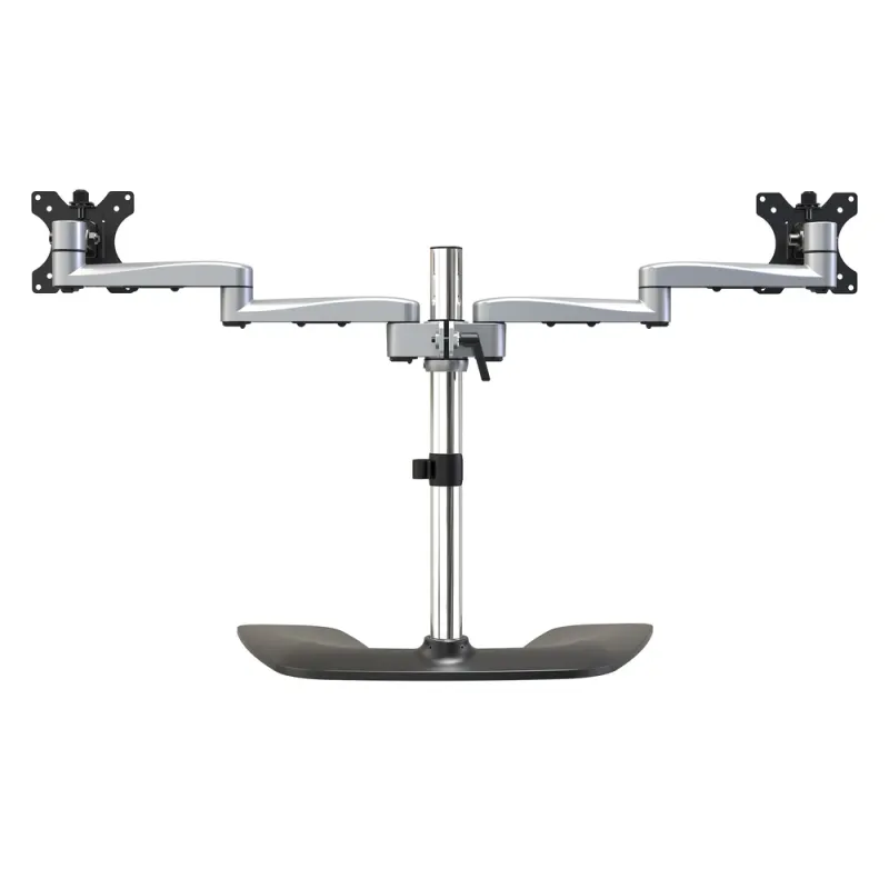 Soporte StarTech.com ARMDUALSS - Hasta 32" - Soporta 8Kg - Para 2 Monitores - Altura Ajustable - ARMDUALSS