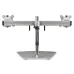 Soporte StarTech.com ARMDUOSS - Para 2 Monitores - Horizontal - Hasta 24" - Para Escritorio - Plata - ARMDUOSS