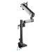 Soporte para Monitor StarTech.com - Hasta 34" - Soporta 8kg - Negro - ARMPIVOT2USB3