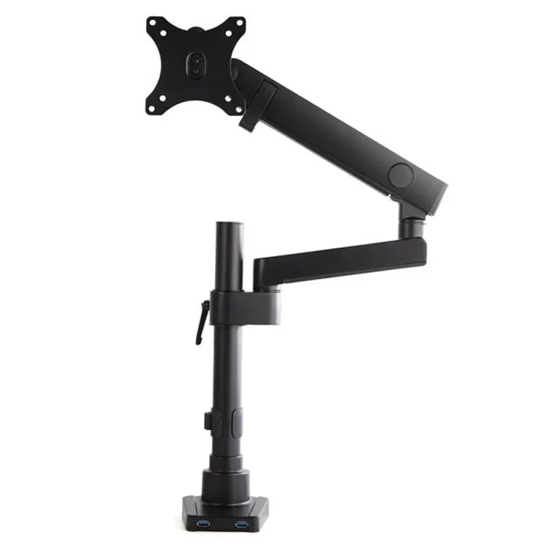 Soporte para Monitor StarTech.com - Hasta 34" - Soporta 8kg - Negro - ARMPIVOT2USB3